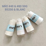 [Excluding Shipping 250 Yuan Shipping] MKE No. 40 #40 No. 80 #80 BLANC & B5200 50G Shuttle Knitting 