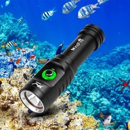 WINDFIRE 5000 Lumen Dive Light Scuba Diving Flashlight Dive Torch Rechargeable, 3 Modes Underwater L