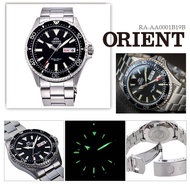 ORIENT RA-AA0001B KAMASU MAKO III AUTOMATIC Black Dial Silver Stainless Steel WATER RESISTANCE CLASSIC MEN WATCH