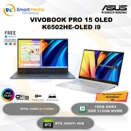 ASUS Vivobook Pro 15 OLED K6502HE|i9-11900H|512GB|RTX3050Ti 4GB|15.6" 2.8K OLED|W11+OHS