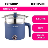 Khind MC121 1.2L 600W Multi Function Cooker Stainless Steel Body MC12S