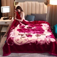 Soft and smooth winter velvet blanket, beautiful thick velvet felt, weight 3kg, 4kg, 5kg, Winter Cot
