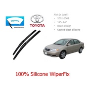 [WiperFix] Toyota Altis 2001-2008 - SILICONE WIPER - HYBRID BLADE – WIPERFIX