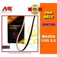 MEAUSU FAN BELT FOR MAZDA CX5 2.0 ( MSFB-3PK-002 / 3PK798 ) MADE IN JAPAN