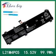 New Laptop Battery L21M4PC5 L21L4PC5  15.52V 6440mAh 99.9Wh for Lenovo Legion 7 16ARHA7 82UH 16IAX7 