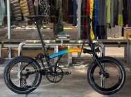 最新款 FNHON 風行 風布 GT20 10速桶軸碟剎 20吋鋁合金折叠車 (三折叠 小布 國布) 送前後蛙燈叮叮