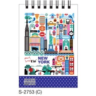 Spiral Rings Note Book A7 45 SHEETS (S-2753)-5books