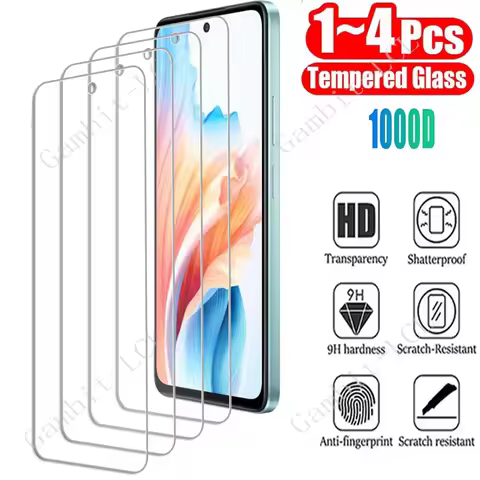 1/4PCS Tempered Glass For OPPO A5 Pro A5X A5i A5m A56s 5G A58 4G A59 A57 A58x A57s A53 A53s A54 A55 