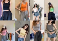 Áo Ba Lỗ Croptop Nữ GIÁ RẺ Dáng Áo 3 Lỗ Ôm Chất Liệu Thun Cotton 100% Co Dãn Mạnh Adam_fashion