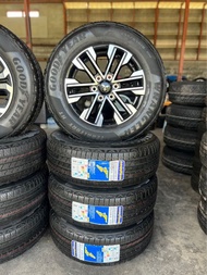 ล้อแม็กTriton แม็ก Pajero ขอบ18 ถอดป้ายแดง พร้อมยางใหม่ Goodyear 255-65-18 ปลายปี22 (1 ชุด 4 วง)