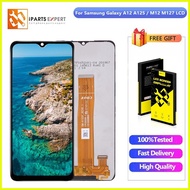◷ ☼ ﹊ IPARTSEXPERT Original LCD For Samsung Galaxy A12 M12 LCD With Frame Display Touch Screen Digi
