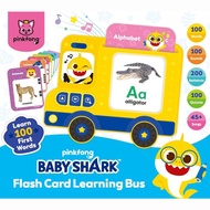 全場最平! Pinkfong Baby Shark Flash Card Learning Bus｜互動聲效字卡學習｜英文英語學習｜幼兒教育玩具