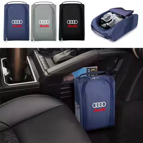 Car Outdoor Sneaker Bag Travel Shoes Stowing Dustproof Shoes Box For Audi Sline A3 8P 8L 8V A4 B8 B6