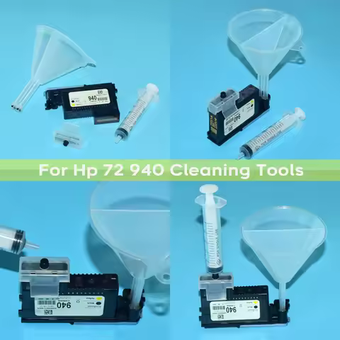 Printhead Cleaner Units For HP88 HP940 HP70 HP72 HP91 Print Head Rfill Ink Kit Tools Designjet Z2100