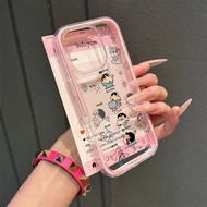 2 In 1 Crayon Shin-Chan Fancy Case hp Vivo Y31d Pro V70 Y05 Y21D V60 Lite Y400 Y29 4G V50 Lite Ckk2 