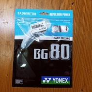 Yonex BG 80 Badminton Strings (100% Original) - Black