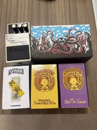 BOSS NS-2 雜訊抑制器、TC Electronic Spark、Effects Bakery 效果器