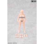 "K-TOYS 1/12 Japanese Anime Style Buxom Female Figure Poseable Doll"