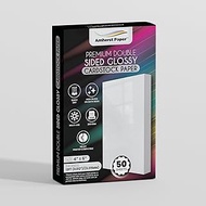 Premium Double Sided Glossy Cardstock Paper, 12pt Thick Cardstock, Inkjet Printer, 260 GSM, High Glo