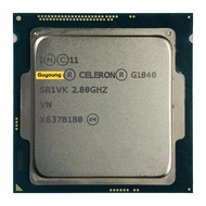 Celeron G1840 2.8 GHz ใช้ Dual-Core Dual-Core เครื่องประมวลผลซีพียูเธรด2M 53W LGA 1150