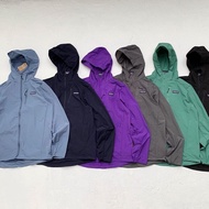 Patagonia เสื้อโค้ทผิวเสื้อแจ็กเก็ตบาง6สีเสื้อคลุมกันแดด้ำหนักเบาเป็นพิเศษพกพาได้แห้งเร็วและระบายอาก