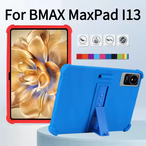 For BMAX MaxPad I13 Tablets 13.3"Case Shockproof Airbags Soft Silicone MaxPad I13 Ajustable Stand Co