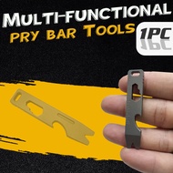 TC4 Mini Titanium alloy crowbar Opener Graduated hex wrench Keychain Multi-functional camping equipm