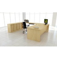 (FREE Delivery Klang Valley) Executive Table 6 FT SET (4 Colors)