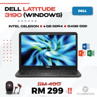 DELL LATITUDE 3190 - Intel Celeron | 4GB RAM | 64GB SSD