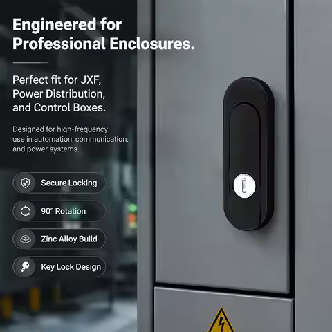 AB403-1-2 Flat Panel Lock, Distribution Cabinet Lock, Industrial Stainless Steel Cabinet Lock, JXF B