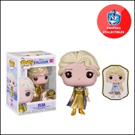 Funko Pop Elsa Gold with Enamel Pin Frozen Ultimate Disney Princess Funko Exclusive