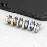 Vnox Edgy Stainless Steel Ear Cuff Punk Unisex Earring Alternative Fashion Gift