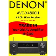 DENON AVC-X4800H 9.4 Ch 8K AV Amplifier
