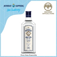 Bombay Distilled London Dry Gin - 700ml / 70cl 37.5% ABV - Vapour Infused Spirit with Exotic Botanic