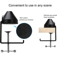 Heavy-Duty Metal Table Mount Clamp, Desk Table Mount C Clamp For Microphone Mic Suspension Boom Scis