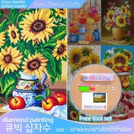 Decorative Masonry diamond painting European Style Stickers Landscape painting diamond Frame Stretch