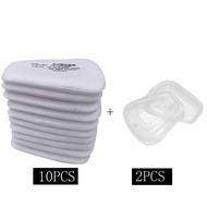Organic 6001/6002 Filter Cartridge 5N11 Dustproof Cotton Fit For 3M 6200/7502/6800 Gas Mask Chemical