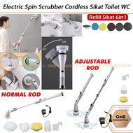 Cordless Electric Spin Scrubber Brush Refill Package