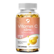 Kexinsh Vitamin C Mit Zink Capsules 1000mg Vitamin C With 20mg Zinc Capsule Immune Support, Energy Production