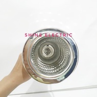 Kap Fitting Downlight 4inci Silver 4 inci rumah lampu down light