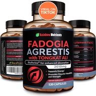 Fadogia Agrestis 15,000mg + Tongkat Ali 100,000mg + BioPerine® [Highest Purity] - Supports Stamina, Strength, Muscle Health &amp; Recovery, Drive &amp; Performance - Non-GMO &amp; Made in USA - 120 capsules