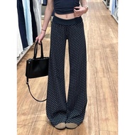 Seluar baggy Sport Yoga Pants Quick Drying Polka Dot tracksuit woman
