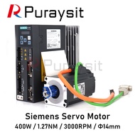 HY Puraysit Servo Motor kits 400W 6SL3210-5FB10-4UF1 1FL6034-2AF21-1LA1 1.27NM 3000RPM Dia.14mm