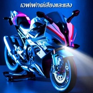 Motorcycle Model 1:10 Kawasaki H2 R Diecast Alloy Toy Black Ninja H2R Motorbike