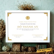 Photo Frame - Certificate Frame A3/A4/B4 Desktop Wall Mount - Frame Border (30x42, 21x30, 25x35)cm