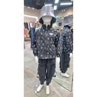 Zip-Up Jacket with Alphabet Print