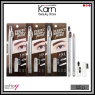 Ashley Perfect Brow Pencil A-443 3in1 Eyebrow (2.1 g.) There Are 3 Colors.