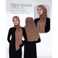 Emily oval pashmina instant hijab | Pashmina oval rayon emily | Emily hijab