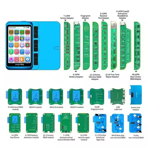 V1S PRO JC P13 P7S PCIE NAND Programmer BGA110 NAND Data Reading Writing Face ID Repair for iPhone 6