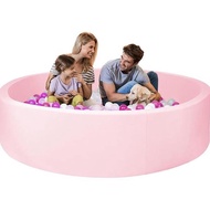 Foam Ball Pit for Kid, Kids Soft Ball Pit PINK